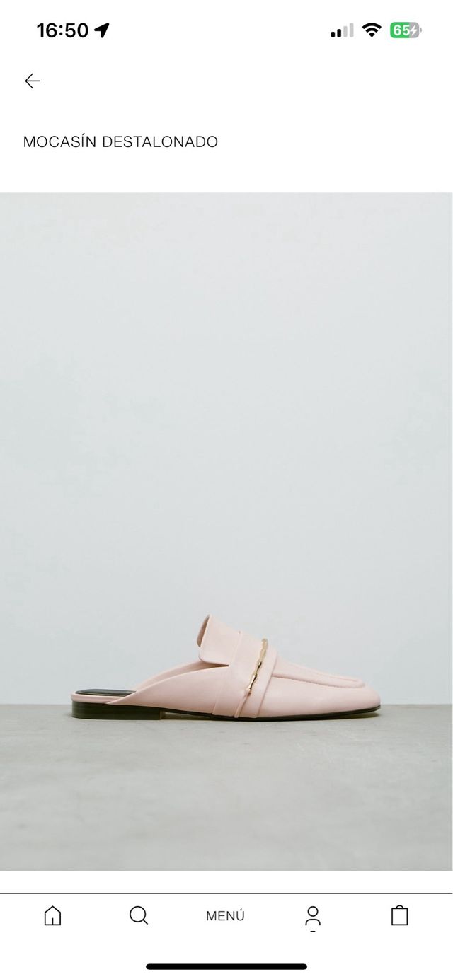 Mocasín destalonado Zara