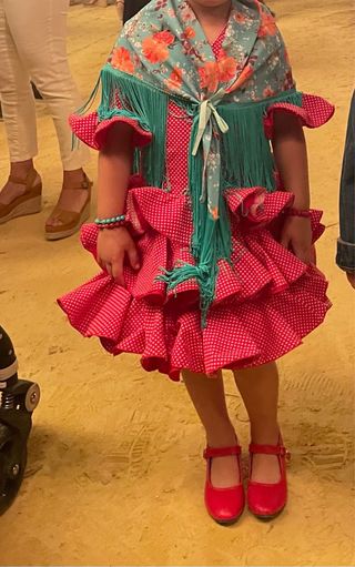 Vestido flamenca niña