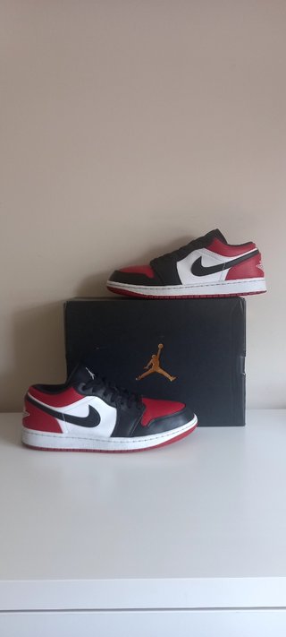 Jordan 1 Low Bred Toe