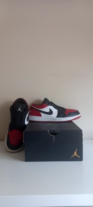 Jordan 1 Low Bred Toe