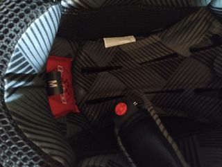 Casco motocross y motocicleta