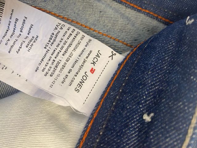 Jeans scuro uomo taglia 48