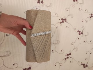 Bolso dorado fiesta