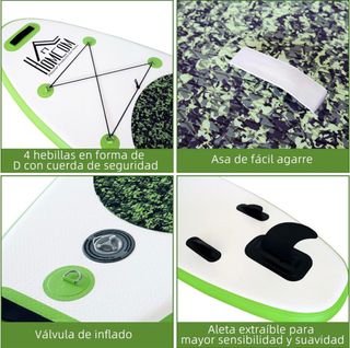 Tabla paddle surf inflable y remo desmontable nuev