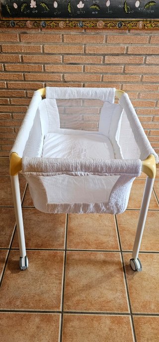 Minicuna con rejilla blanca TATA