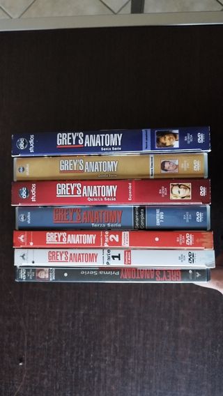 DVD Grey's Anatomy serie da 1 a 6