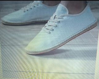 Zapatos esparto con cordones