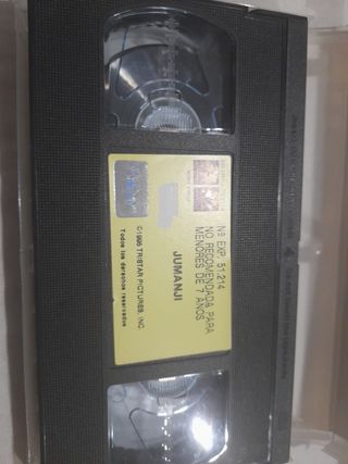 Jumanji, película fantasía, vhs