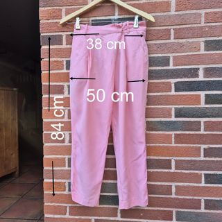 Pantalón Rosa Zara Boho