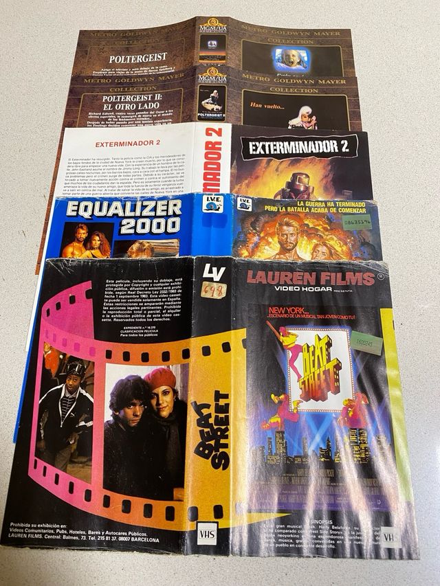 La cover in VHS di «Beat Street, Poltergeist.. '