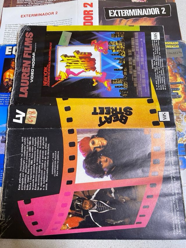 La cover in VHS di «Beat Street, Poltergeist.. '