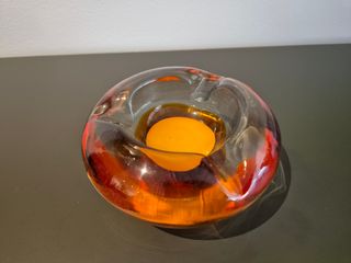 Cenicero cristal Murano tricolor