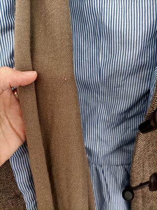 Chaqueta corta pañuelo incorporado