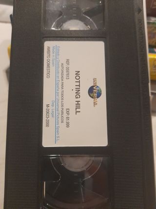 NOTHING HILL,VHS, INCLUYE VIDEOCLIPS