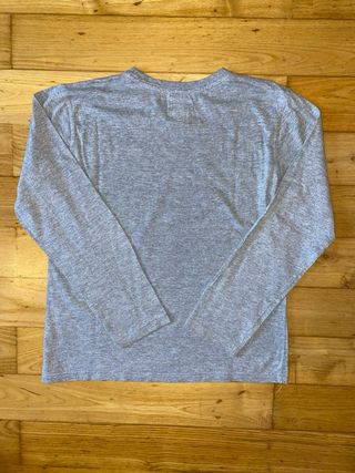 👕Camisola Cinza De Manga Comprida Throttleman💯