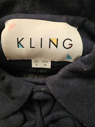 Abrigo de paño Kling