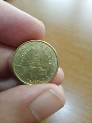 Moneda 10 céntimos Eslovenia 2007