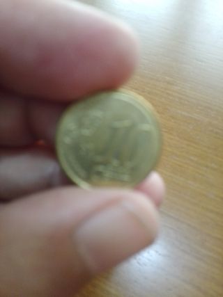 Moneda 10 céntimos Eslovenia 2007