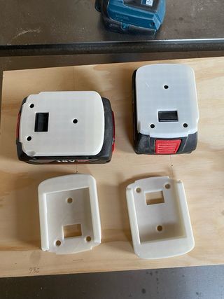 4 Soporte bateria bosch profesional.