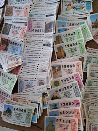 Loteria nacional antigua año 94/95