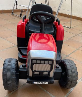 Coche Tractor electrico para niños 12v