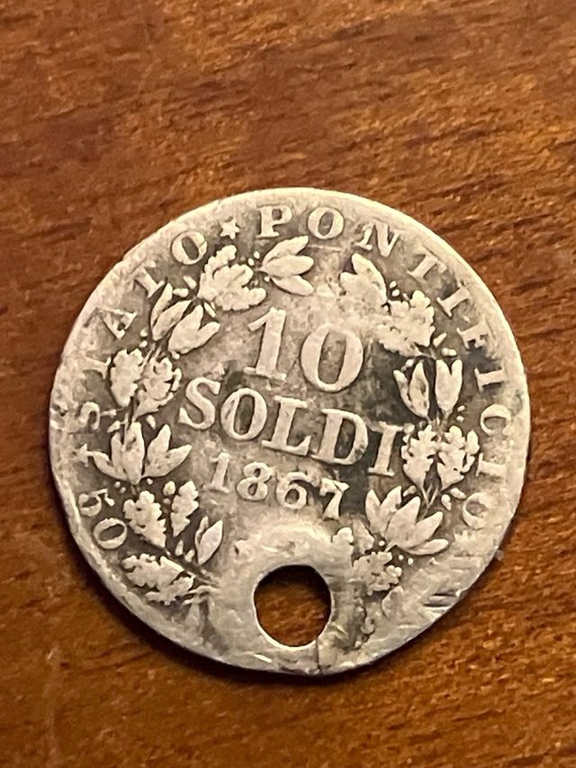 Pio IX 10 soldi