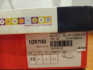Náuticos niño piel talla 23 nuevos