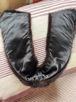Cuello para chaqueta de piel