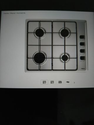 Placa de cocción a gas