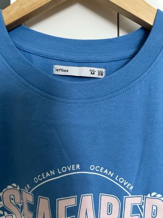 Camiseta azul de tirantes de Lefties (talla M)