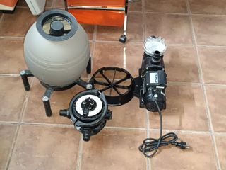 Piscina Bestway+depuradora+salinizador