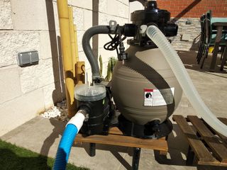 Piscina Bestway+depuradora+salinizador