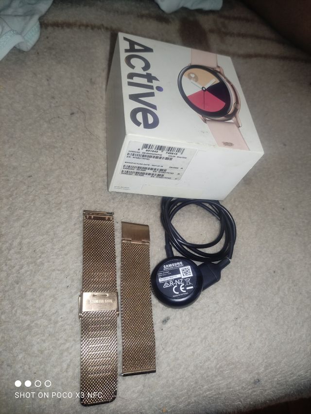 Pulsera y cargador de  Samsung watch active