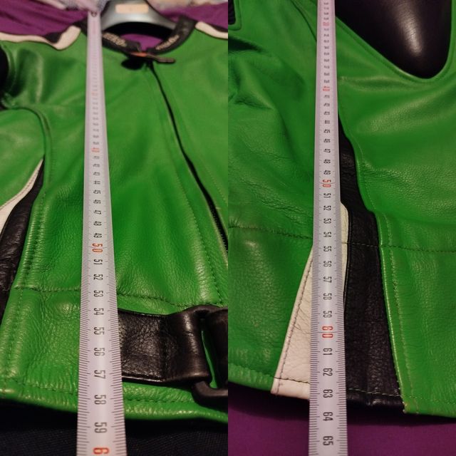 CHAQUETA DE MOTO CON JOROBA PIEL