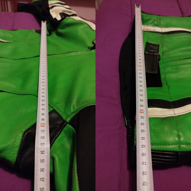 CHAQUETA DE MOTO CON JOROBA PIEL