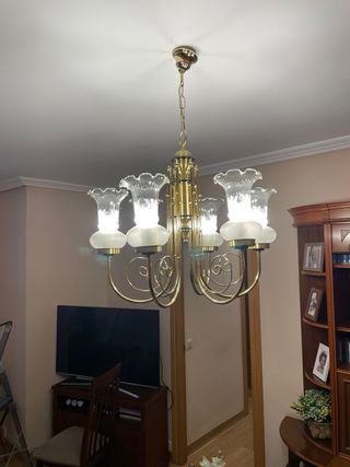 Lámpara salón antigua