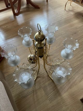 Lámpara salón antigua