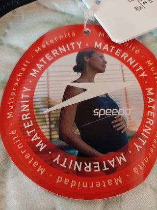 Bañador pre-mamá Speedo nuevo, color negro, M