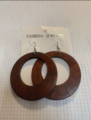 Pendiente madera Fashion Jewelry