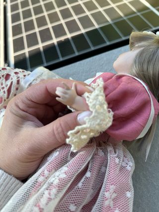 Bambola ceramica ilaria tris di re capodimonte