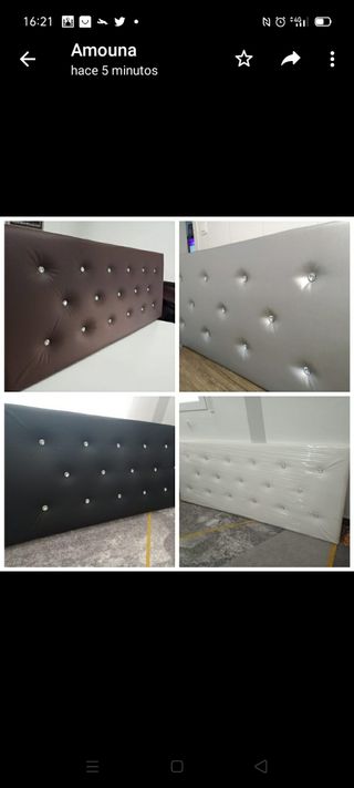 Cabeceros polipiel de cama