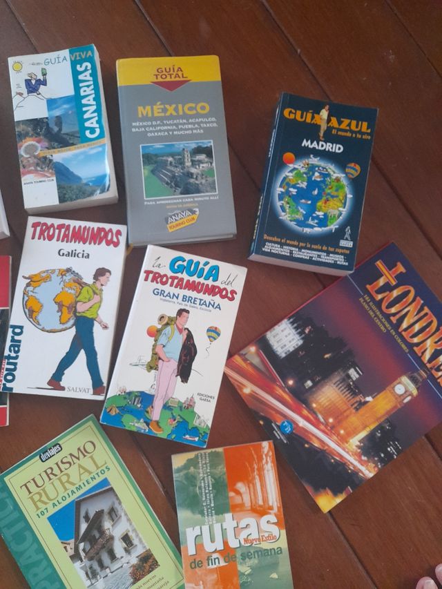 Lote de libros de guías de viaje