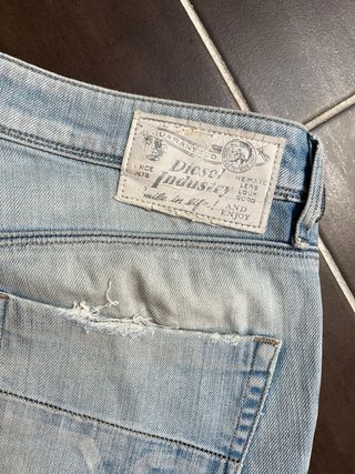 Jeans Donna vita bassa Diesel industry tg.42