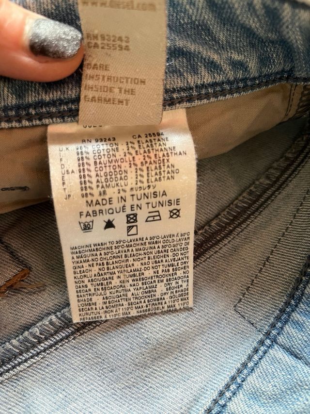Jeans Donna vita bassa Diesel industry tg.42