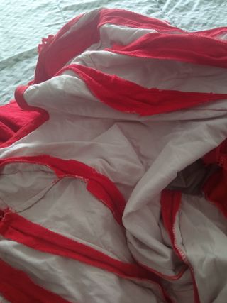 Traje de flamenca rojo. Talla 42.(Oferta)