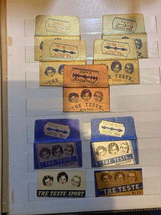 Collezione . Lamette da barba . Vintage . Rare