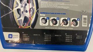 CADENAS DE NIEVE DE ARO FLEXIBLE.