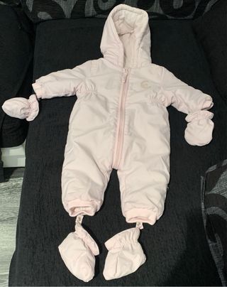 Mono buzo rosa Neck & Neck bebé (niña) 3 m