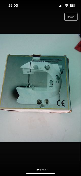 Mini macchina da cucire elettrica