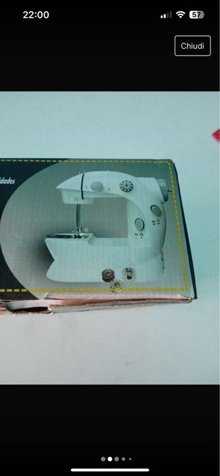 Mini macchina da cucire elettrica